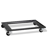 Commercial Cabinet Dolly, 5-1/2"x27"x5-1/2", Black