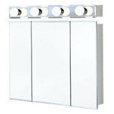 Five Top Lights for Recessed Mount Cabinet