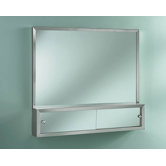 Horizon Single Door Recessed Cabinet with Two Shelves