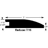 72" Bamboo Reducer in Carbonized