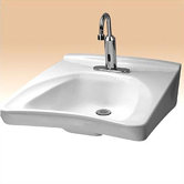 Wall Mount Wheel Chair Access Sink with 11" Centers and Soap Dispenser Hole Drilling