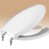 Elongated Commercial Toilet Seat with Lid