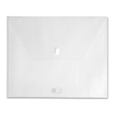 Project Folders, w/ Hook and Loop, 14"x17", Clear