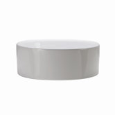 Classically Redefined Round Vessel Sink in White