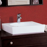 Classically Redefined 19" Square Ceramic Vessel Sink