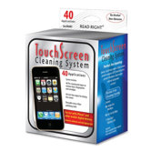 Touch Screen Cleaner,40 Pre-moistened/40 Lint-free Wipes