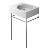 Scola Dual Application Sink & Metal Console Set