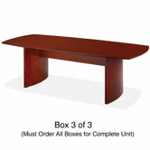 Rectangular Conference Table, Box 3/3, Cherry