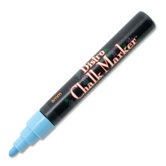 Bistro Chalk Marker, Erasable, Fluorescent Blue