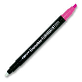 Highlighter, Erasable, Chisel Tip, Fluorescent Pink