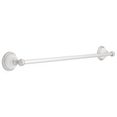 Bellini 24" Towel Bar in Polished Chrome/White