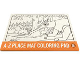 A-Z Place Mat Coloring Pad