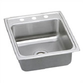 Lustertone Gourmet 19.5" x 22" Stainless Steel Sink Set