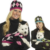 Andover Argyle Hat and Gloves Owner Set