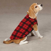 Fashion Fleece Buffalo Plaid Dog Vest