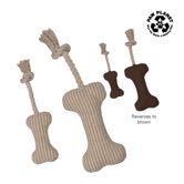 Paw Planet Bones with Rope Dog Toy