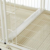 Modular Pet Cage Tray Connector in Ivory