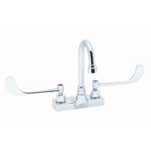 Commander Centerset Faucet with Double Wrist Blade Handles