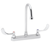 Commander Centerset Faucet with Double Wrist Blade Handles