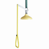 Lifesaver Wall Mount Vertical Overhead Shower Supply with Impeller Action, Valve and Triangular Pull Rod