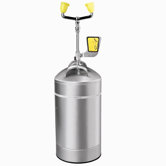 Eyesaver Self-Contained Eyewash with Stainless Steel Tank, Stay Open Ball Valve and Optional Drench Hose