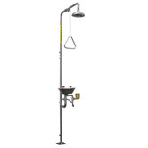 Safe-T-Zone Floor Mount Traditional Combination Shower with Eye / Face Wash