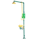 Safe-T-Zone Floor Mount  Combination Shower with Twin Aerated Sprays, Abs Bowl and Deluge Showerhead