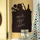 Tote Bag Chalkboard Accent Vinyl Peel and Stick
