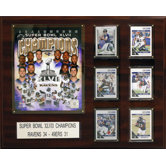 NFL Baltimore Ravens Super Bowl XLVII 8 Card Champions Plaque
