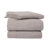 Heather Solid Flannel Sheet Set in Lilac