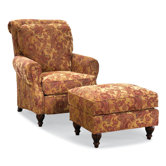 Ike High Back Chair and Ottoman