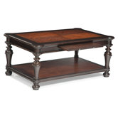 Coffee Table with Spool Leg
