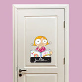 Ludo Door Sign - Girl Wall Decal
