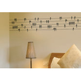 Spot Birds on a Wire Wall Decal