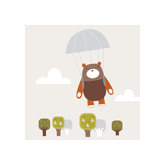 Piccolo Yuri Goes Parachuting Wall Sticker
