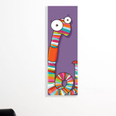Canvas Worm Wall Decal
