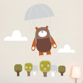 Piccolo Yuri Goes Parachuting Wall Sticker