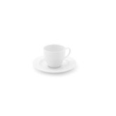 6-tlg. Kaffee-Set "La Belle" aus Porzellan in Wei&szlig;
