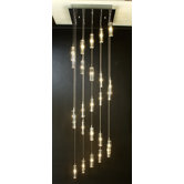 Icarus 25 Light Chandelier with Shade
