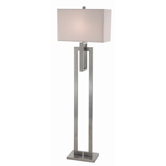 Precision One Light Floor Lamp in Brushed Nickel