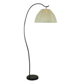 Bordeaux One Light Arc Floor Lamp in Antique Bronze