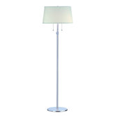 Urban Basic Two Light Club Floor Lamp in Polished Chrome