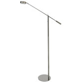 Slim Task Floor Lamp with Puck Shade