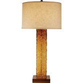 Apex Table Lamp with Cream Country Linen Shade
