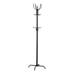 Andice Coat Rack in Satin Black