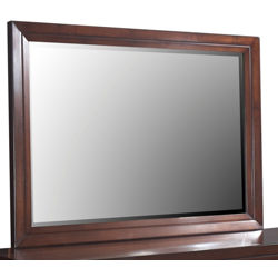 Fairview Dresser Mirror in Satin Merlot