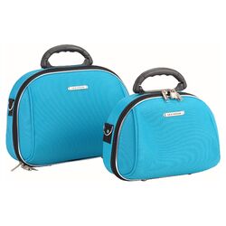 2 Piece Cosmetic Case Set in Turquoise