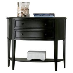 Bennet Demilune Console Table in Black
