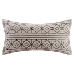 Odyssey Oblong Pillow in Gray