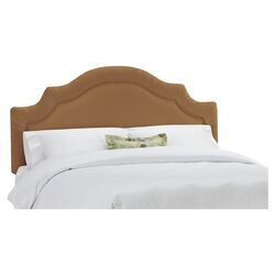 Arc Headboard in Shantung Khaki